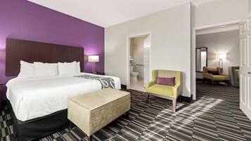 Couette en duvet d'oie, surmatelas, coffres-forts dans les chambres