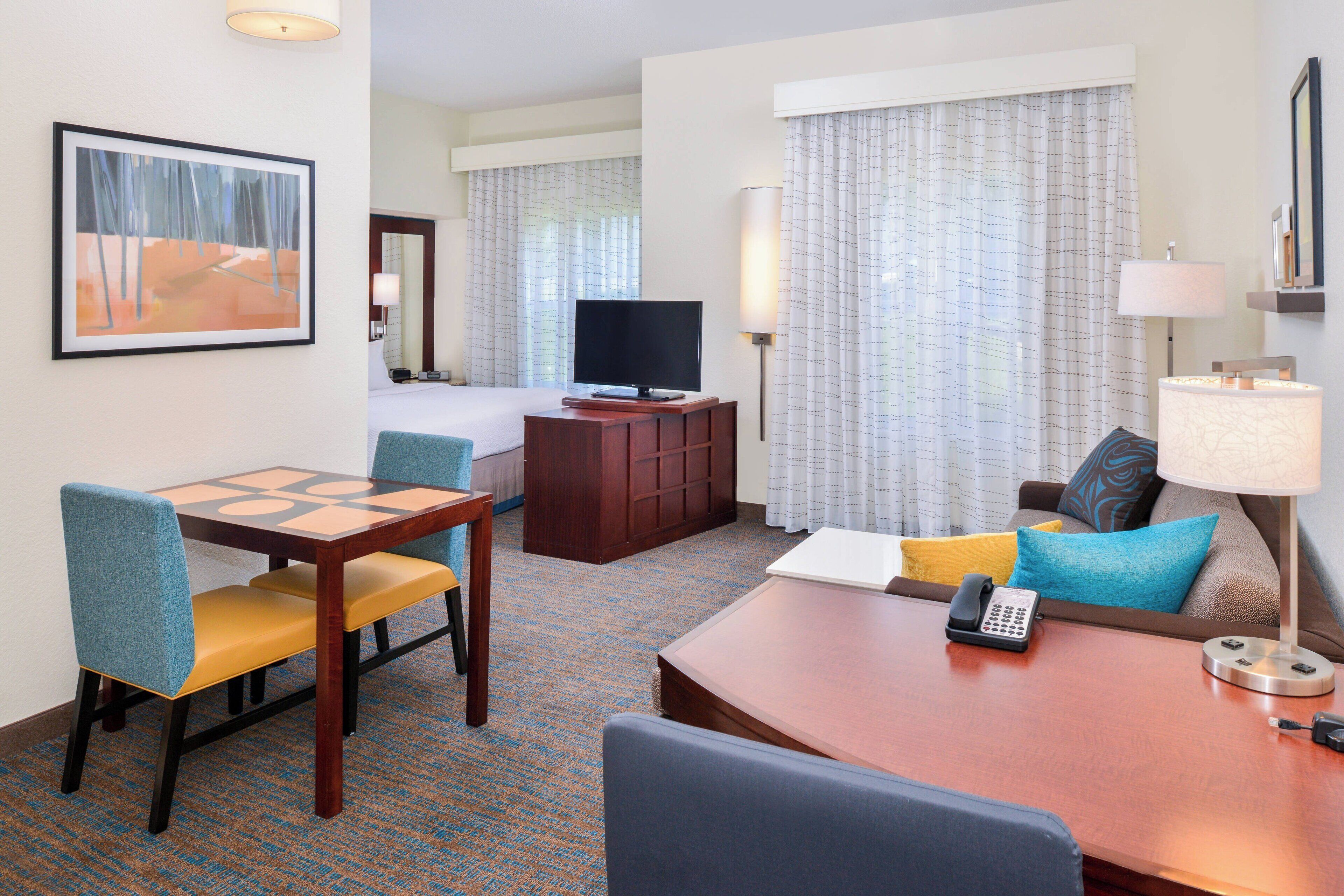 premium bedding, desk, iron/ironing board, free cots/infant beds