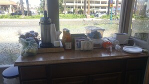 Free daily on-the-go breakfast