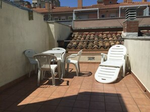 Penthouse, 1 Schlafzimmer, Terrasse | Terrasse/Patio
