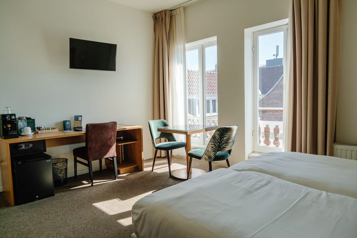 comfort plus room | 1 bedroom, hypo-allergenic bedding, in-room safe, desk