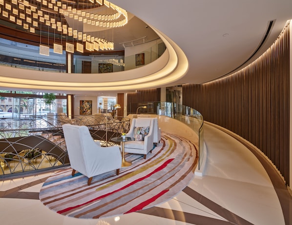 Sala de estar en el lobby