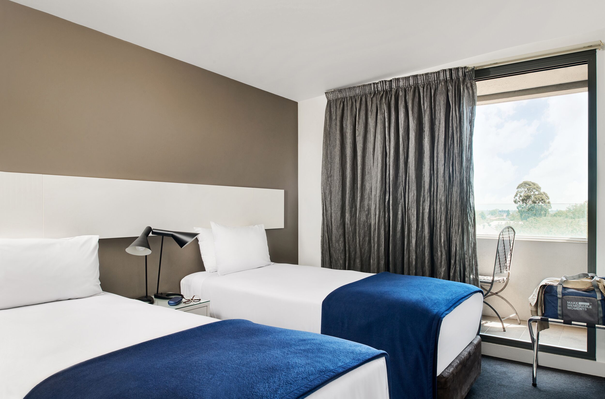 In-room safe, desk, iron/ironing board, cribs (surcharge)