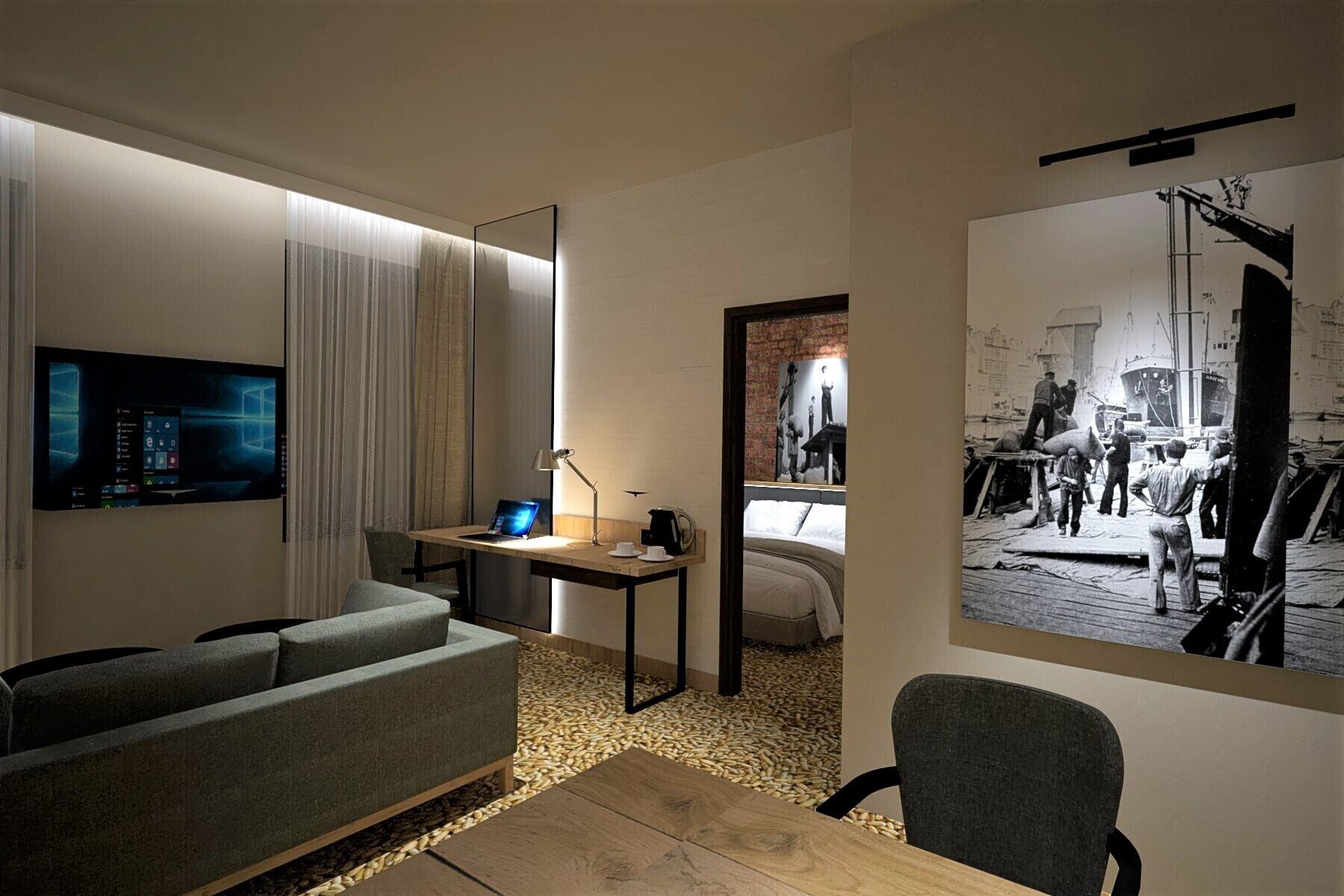 apartment | 1 bedroom, premium bedding, minibar, in-room safe