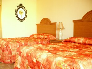 Iron/ironing board, free cots/infant beds, bed sheets