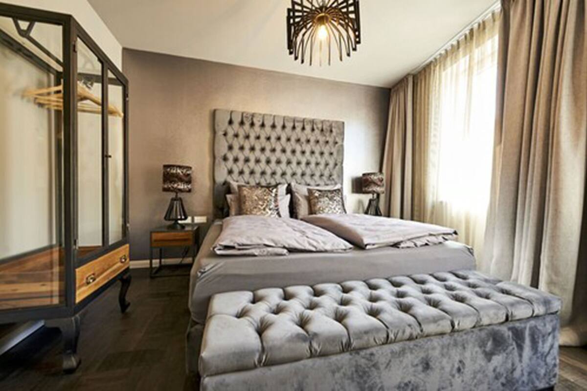 double room (landside) | blackout curtains, iron/ironing board, free wifi, bed sheets