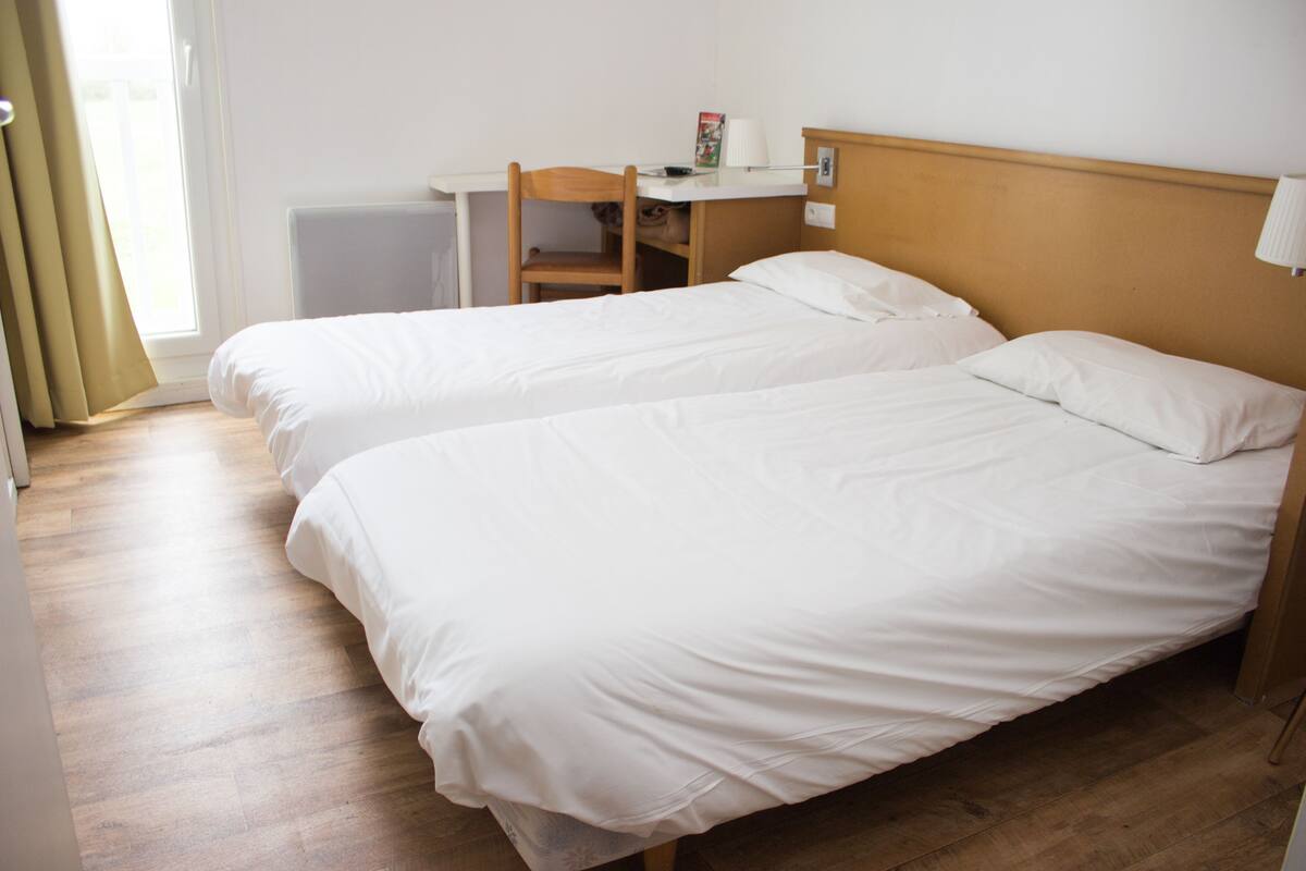 Standard Room, 2 Twin Beds | Desk, iron/ironing board (on request), WiFi (free)