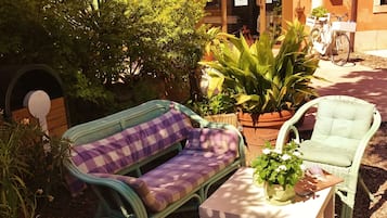 Blick von der Unterkunft