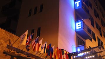 Front of property – evening/night