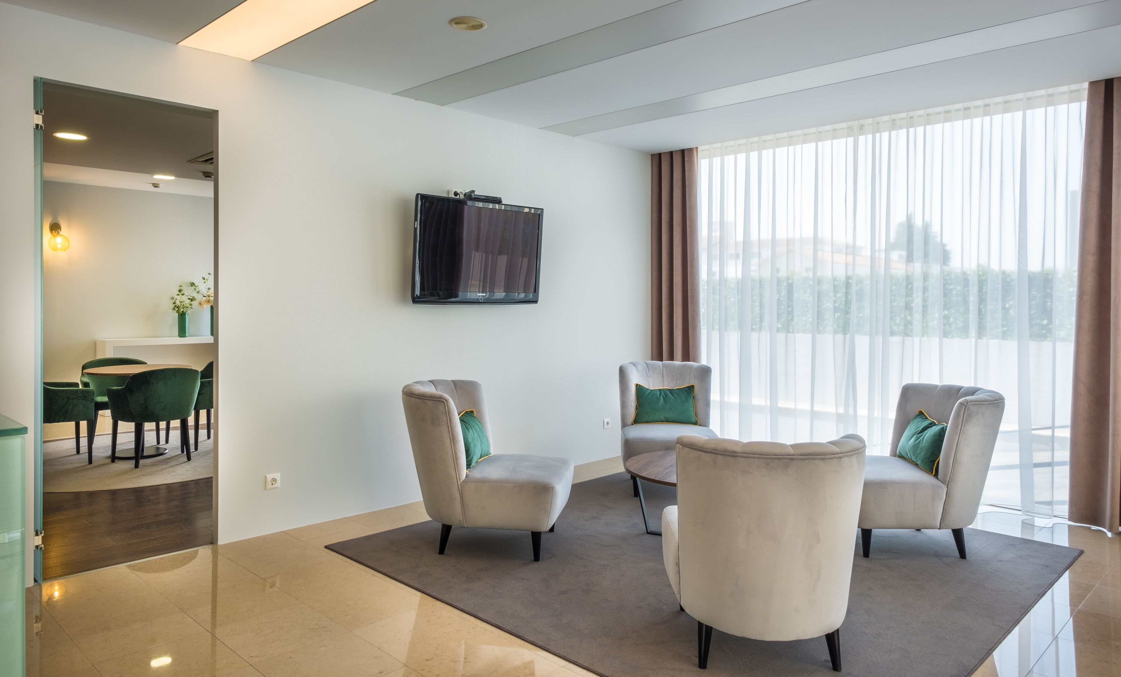 Lobby sitting area