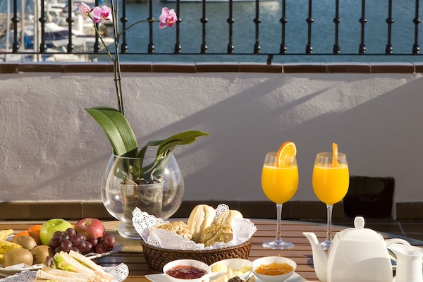 Blick von der Unterkunft