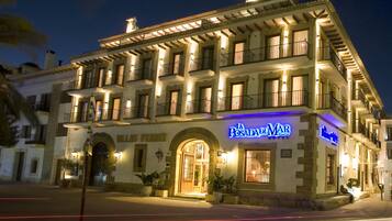 Front of property – evening/night