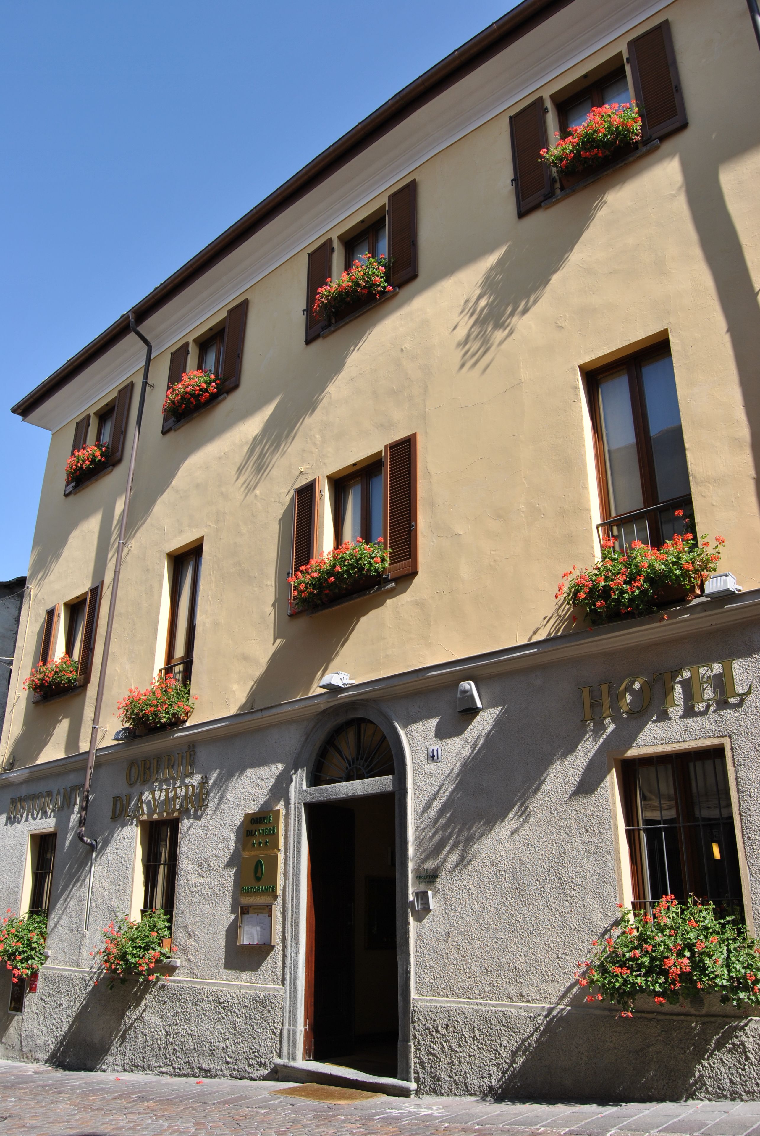 Fassade der Unterkunft