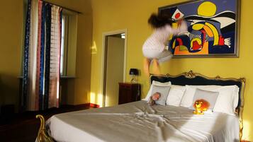 Executive Suite, 1 Bedroom, Accessible, Terrace | Down comforters, minibar, in-room safe, individually decorated