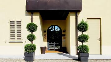 Entrée de l’hébergement