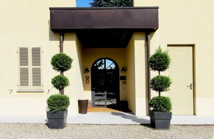 Entrada de la propiedad