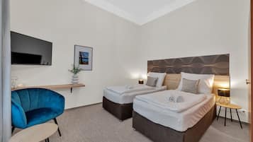Standard Double Room | In-room safe, desk, blackout drapes, iron/ironing board