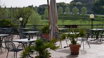 Blick von der Unterkunft