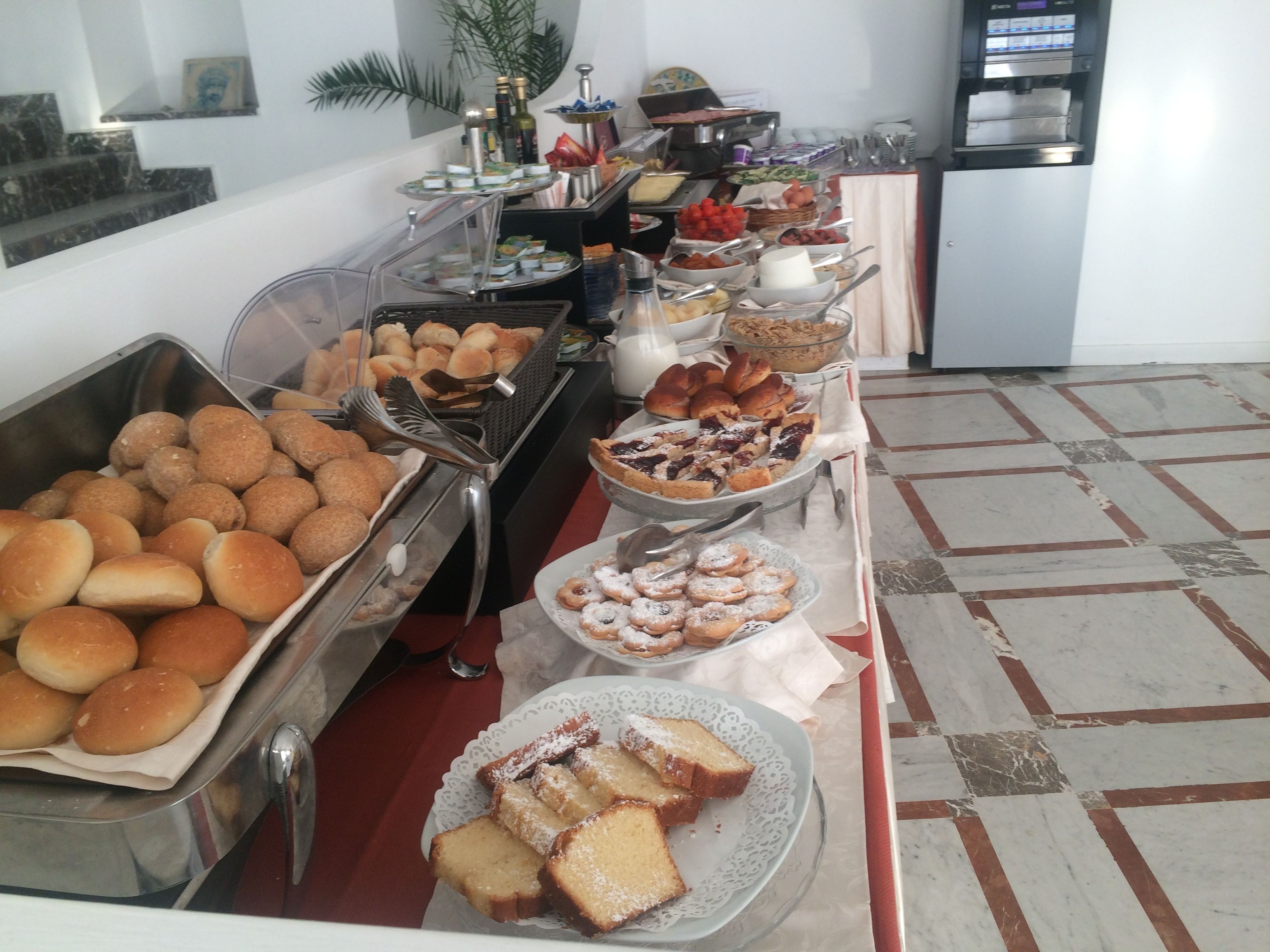 daily buffet breakfast (eur 5 per person)
