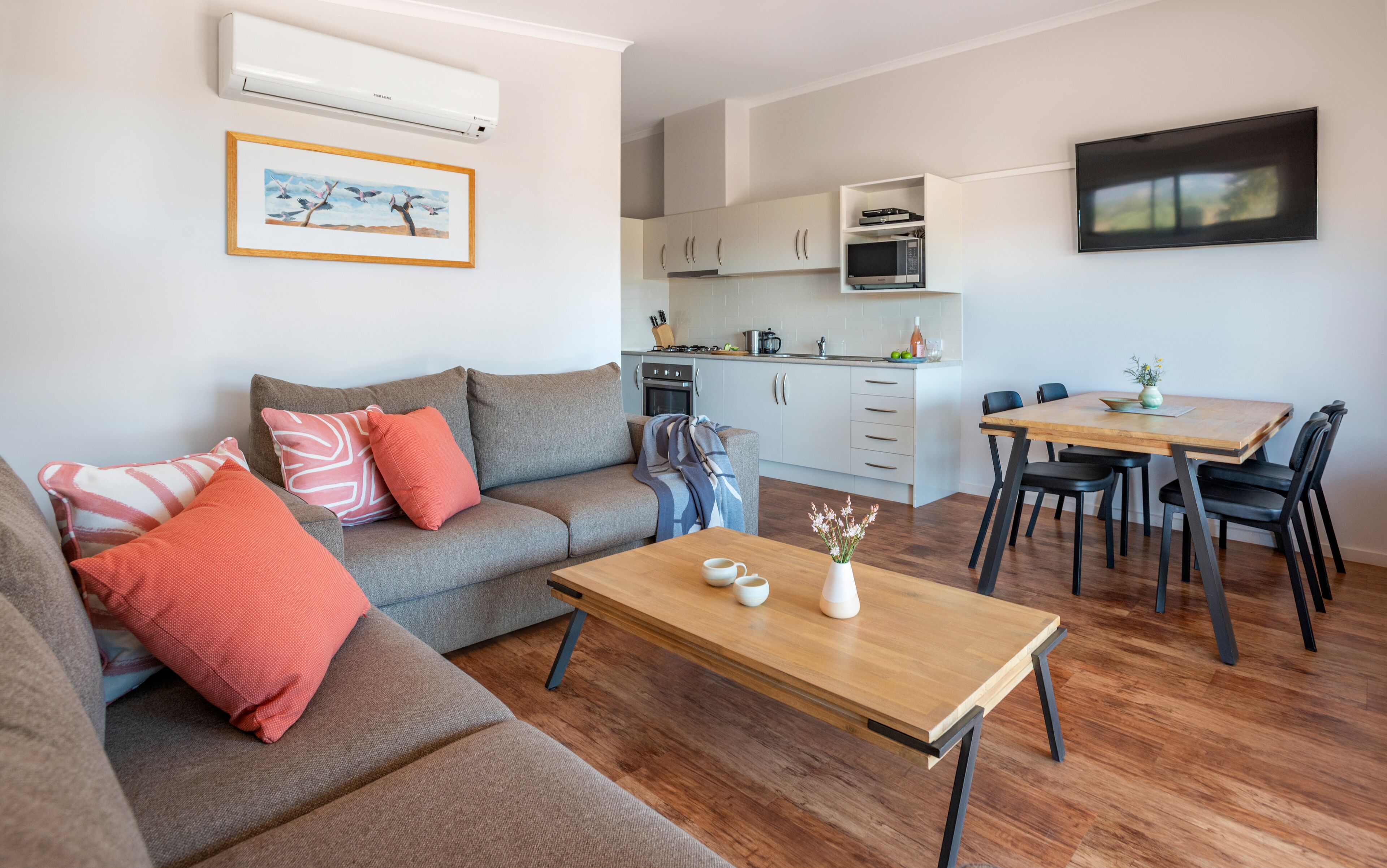 Superior-Apartment, 2 Schlafzimmer, Bergblick | Lounge