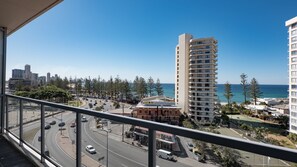 Blick vom Balkon