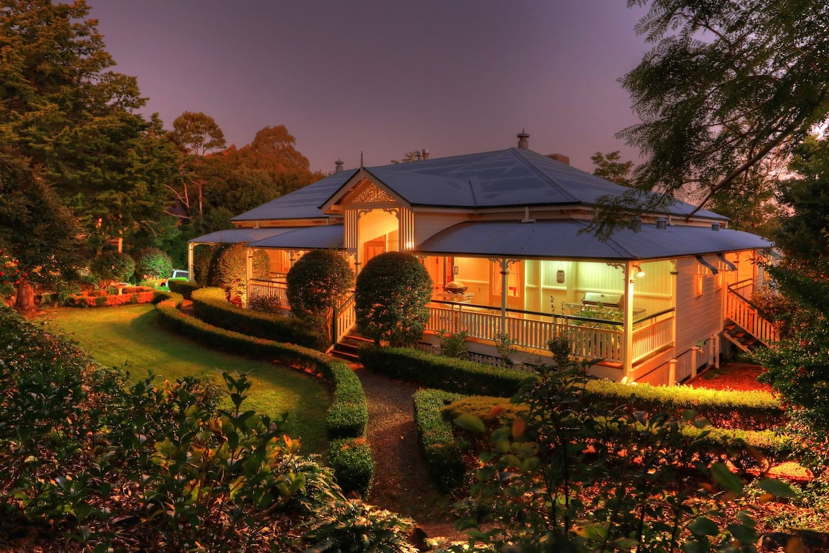 Front of property – evening/night