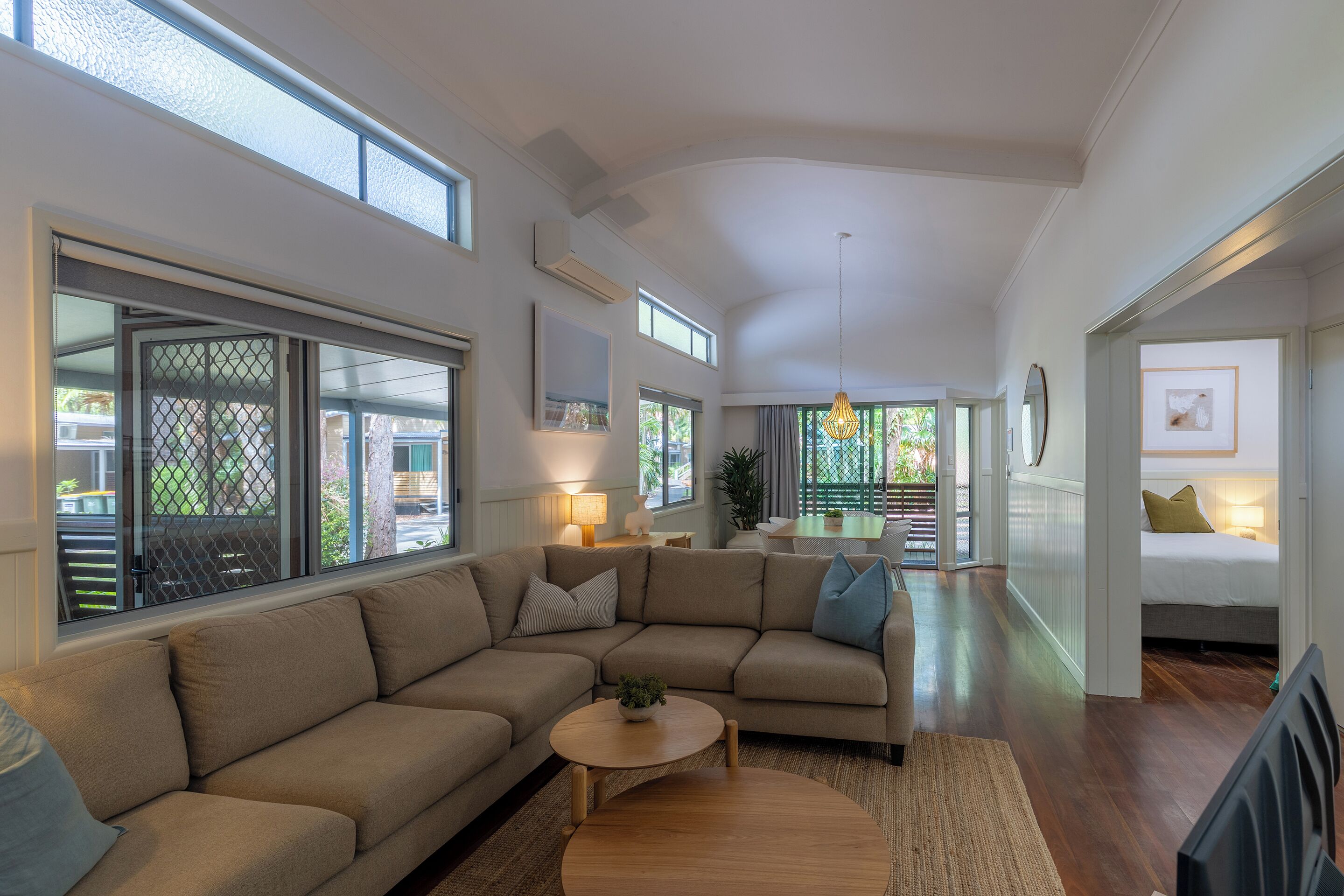 2 Bedroom Villa, 1 Bathroom | Living area | Flat-screen TV, DVD player