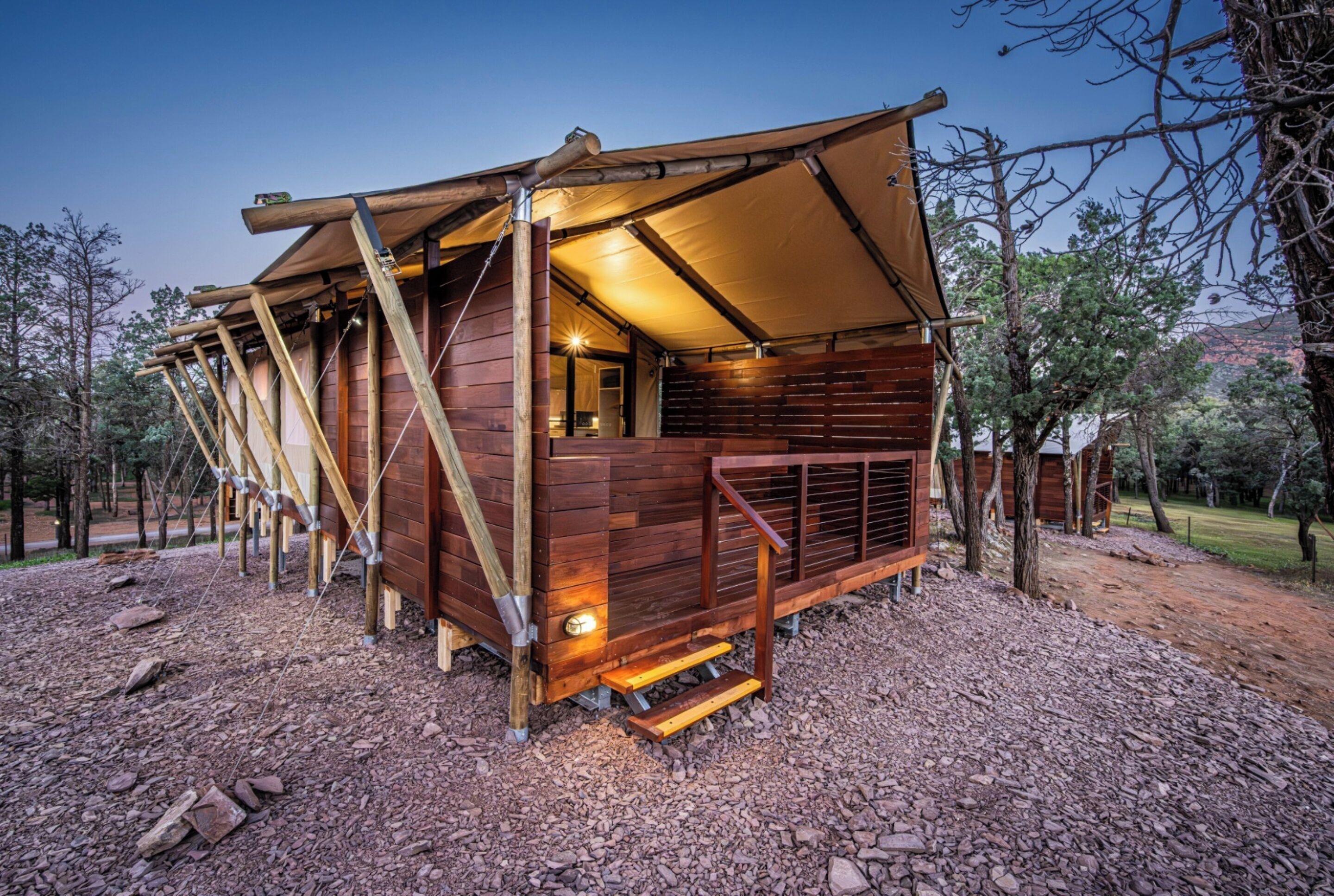 Telt – deluxe (Safari) | Terrasse/patio