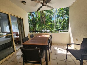 In-room safe, blackout drapes, iron/ironing board, cribs/infant beds - Central Plaza Port Douglas Apartments (Port Douglas)
