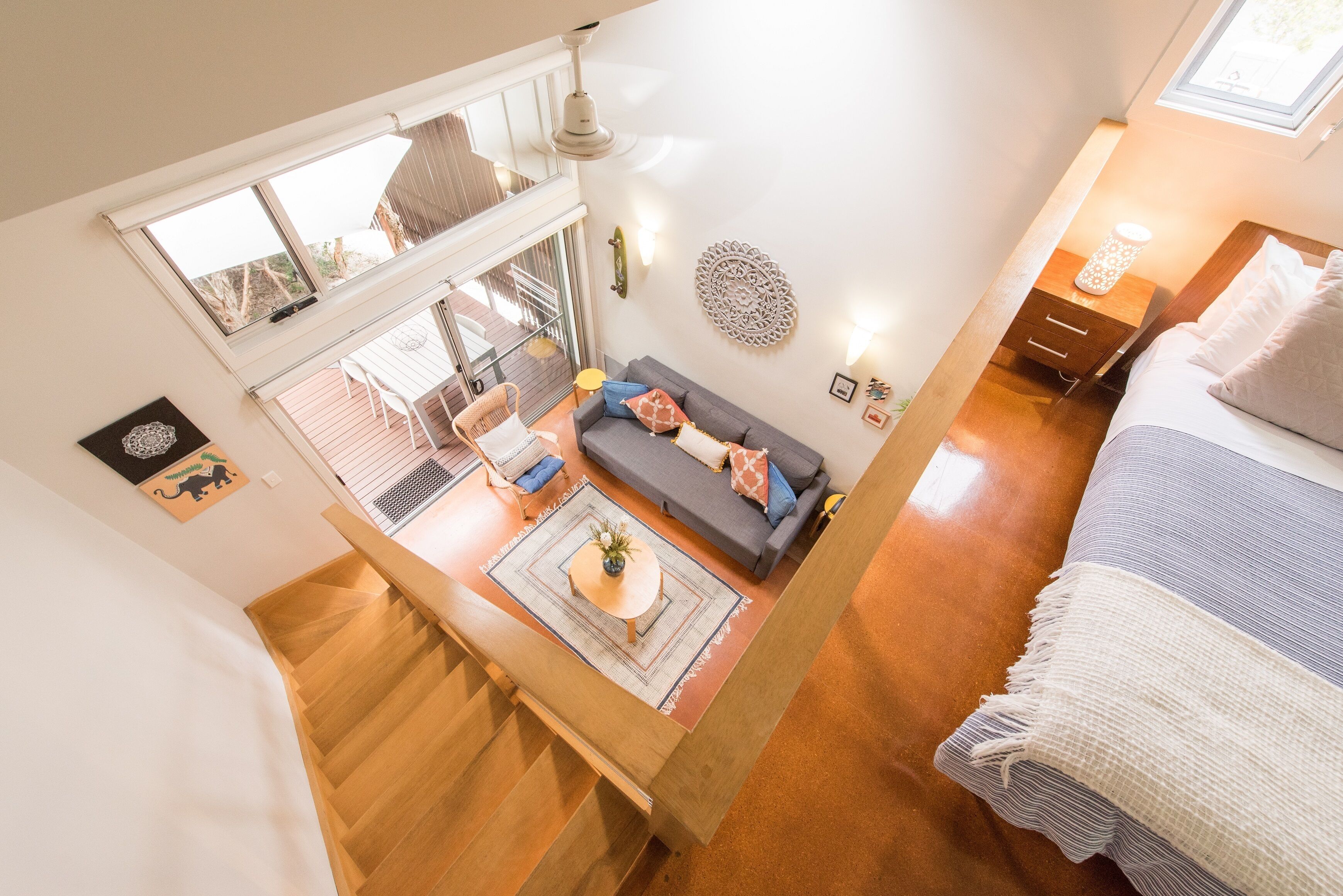 豪華樓中樓客房, 1 間臥室 (1 Bedroom Deluxe Loft Shack ) | 布置獨特、熨斗/熨衣板、搖籃/嬰兒床、床單