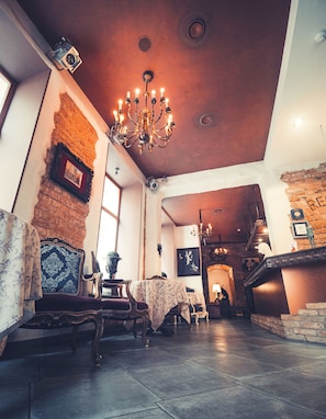 Lobby sitting area