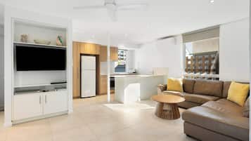 Family House | Living area | 60-inch flat-screen TV with digital channels, LED TV