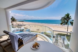 Udsigt fra overnatningsstedet