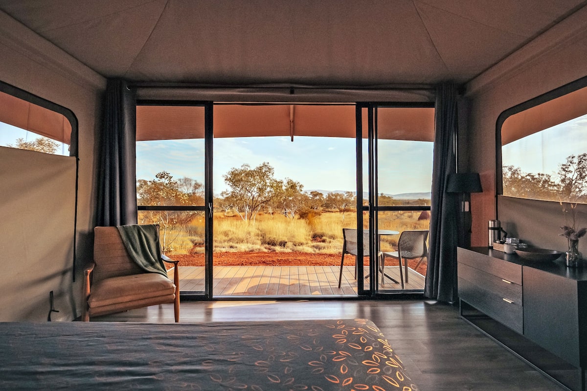 premium tent | view from room