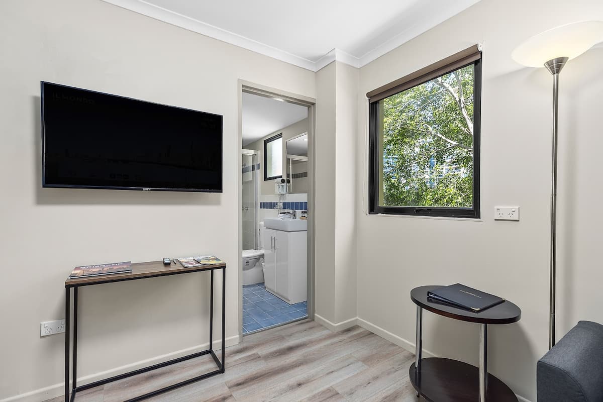 studio minimum stay 28 nights | living area