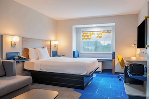 In-room safe, desk, iron/ironing board, free cribs/infant beds