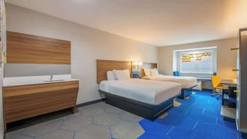 In-room safe, desk, iron/ironing board, free cribs/infant beds