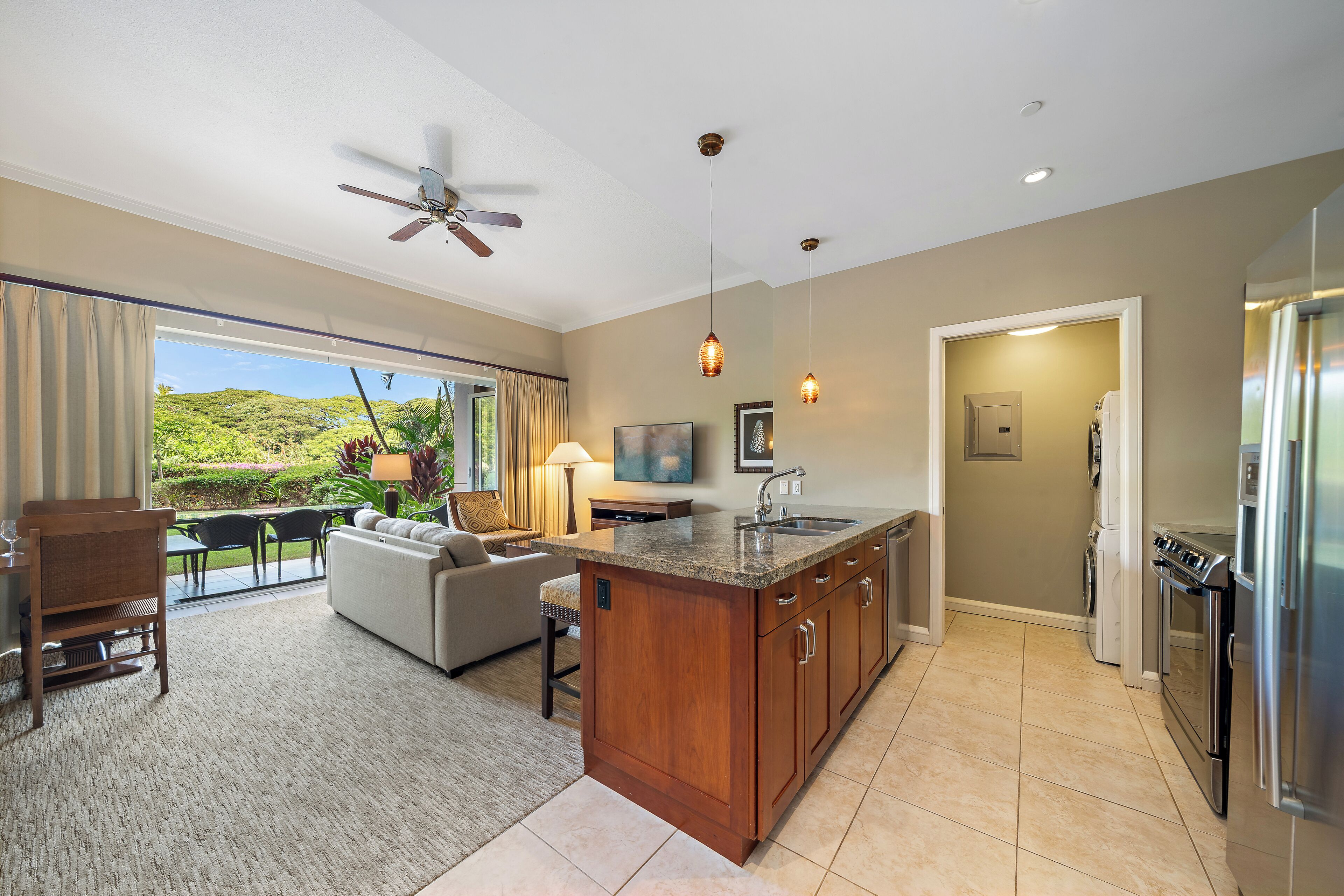 Room, 1 Bedroom, Resort View | Living area | Flat-screen TV, DVD player