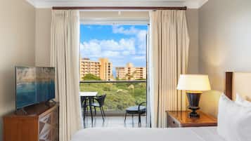 Suite, 2 chambres, vue océan | 1 chambre, literie de qualité supérieure