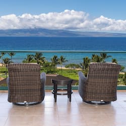 Suite Premier, 3 habitaciones, balcón, vista al océano (Konea 701, 3Bath) | Terraza o patio