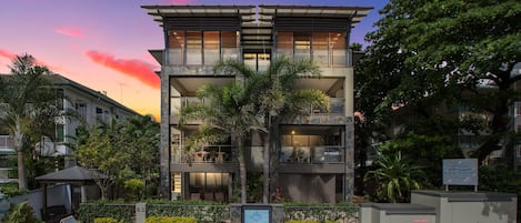 Front of property - evening/night