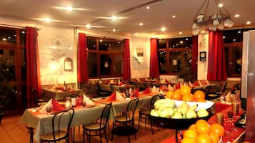 Dîner servi sur place