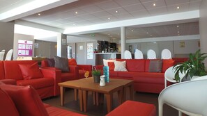 Sitteområde i lobbyen