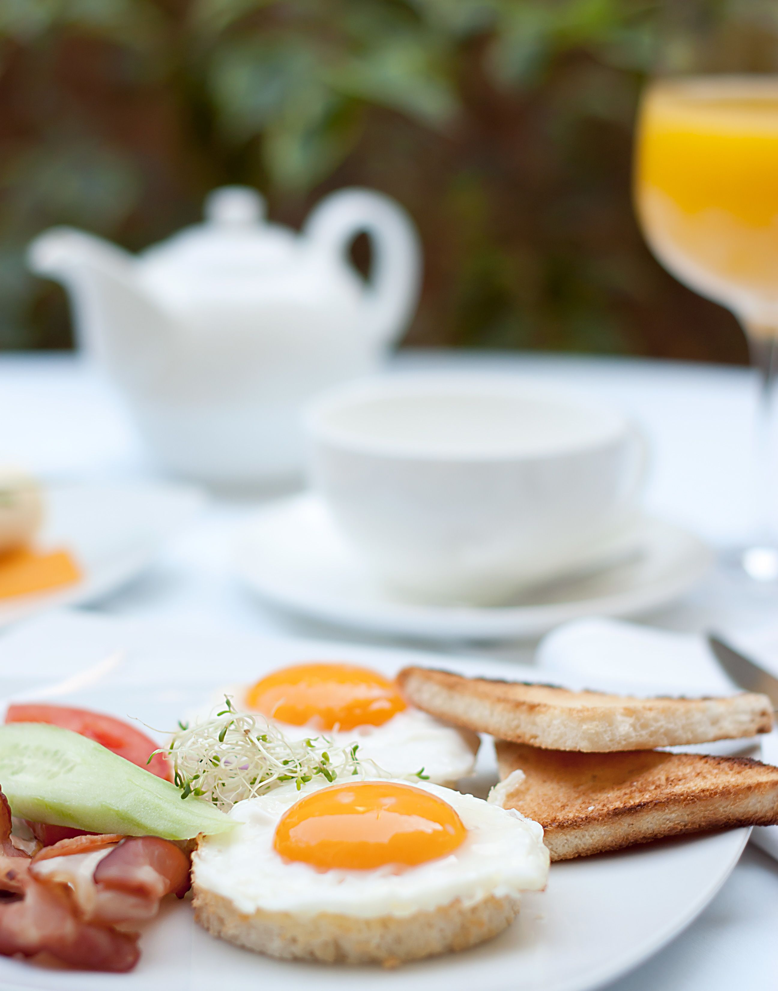 daily buffet breakfast for a fee