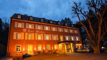 Front of property - evening/night