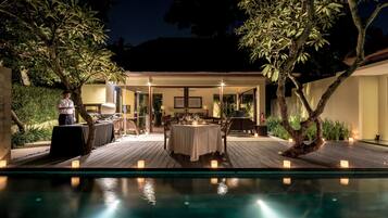 One-Bedroom Private Pool Villa with Free Airport Transfer | 1 bedroom, premium bedding, minibar, in-room safe