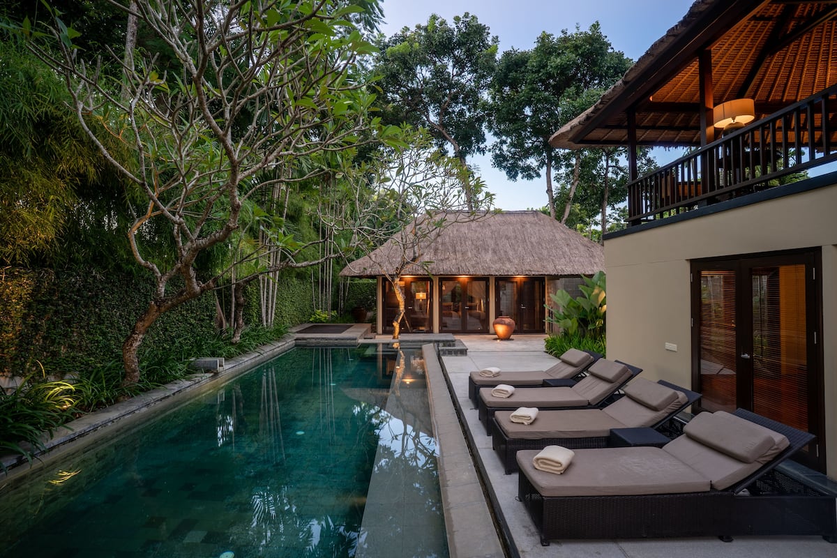 Two-Bedroom Residence Pool Villa with Free Airport Transfer | Terrace/patio