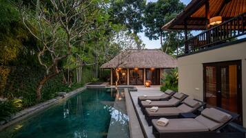 Two-Bedroom Residence Pool Villa with Free Airport Transfer | Terrace/patio