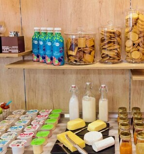 Daily buffet breakfast (EUR 17 per person)