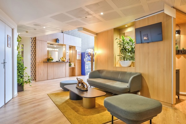 Zona de estar del vestíbulo